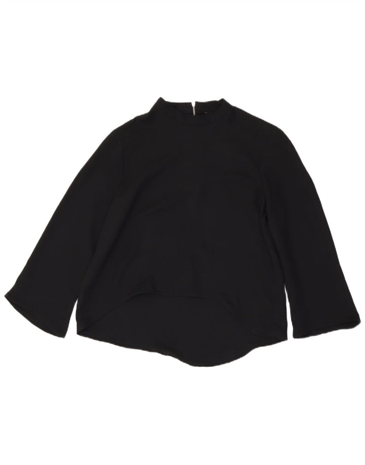 Top Zara da donna con maniche a 3/4, taglia UK 14, grande, nero