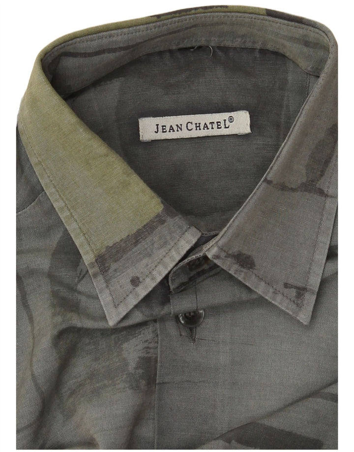 Camicia da uomo Jean Chatel Patchwork grigio medio