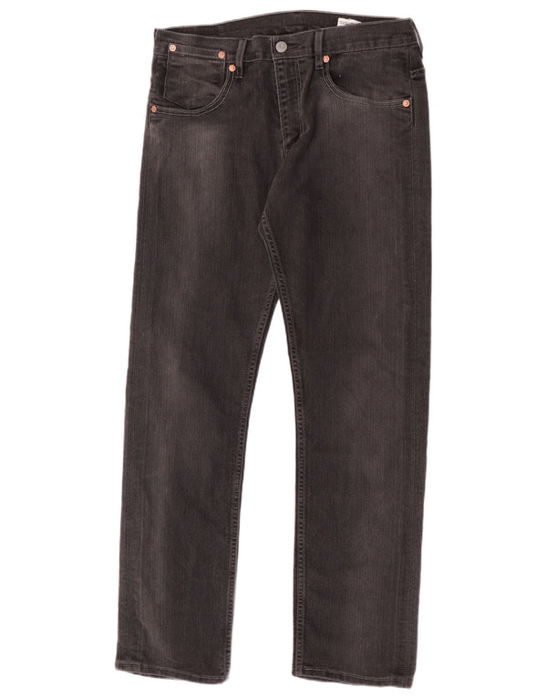 Levi's Uomo 504 Jeans dritti W32 L34 Cotone grigio
