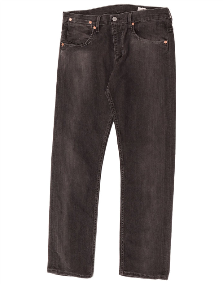 Levi's Uomo 504 Jeans dritti W32 L34 Cotone grigio