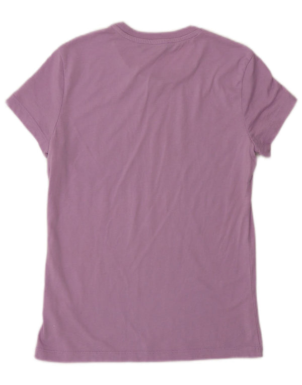 T-shirt grafica da donna Trussardi Top UK 12 poliestere viola medio
