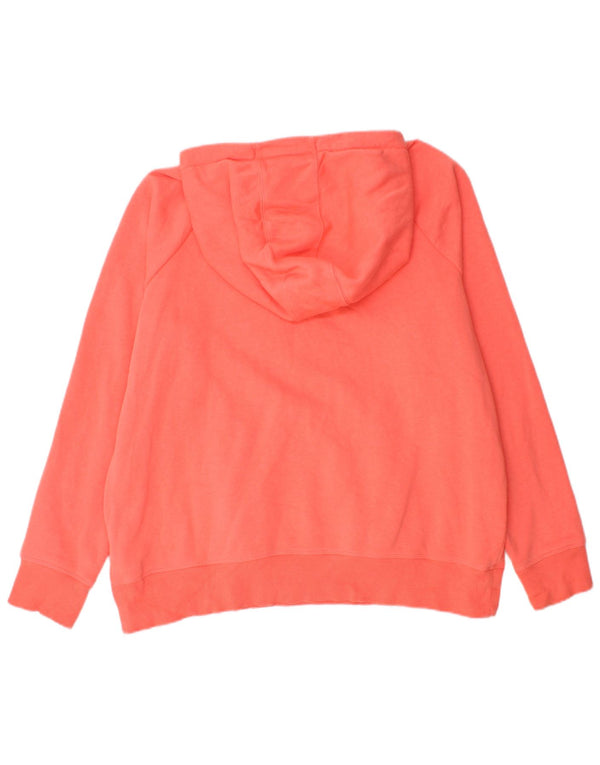 Felpa con cappuccio grafica da uomo Under Armour grande in cotone arancione