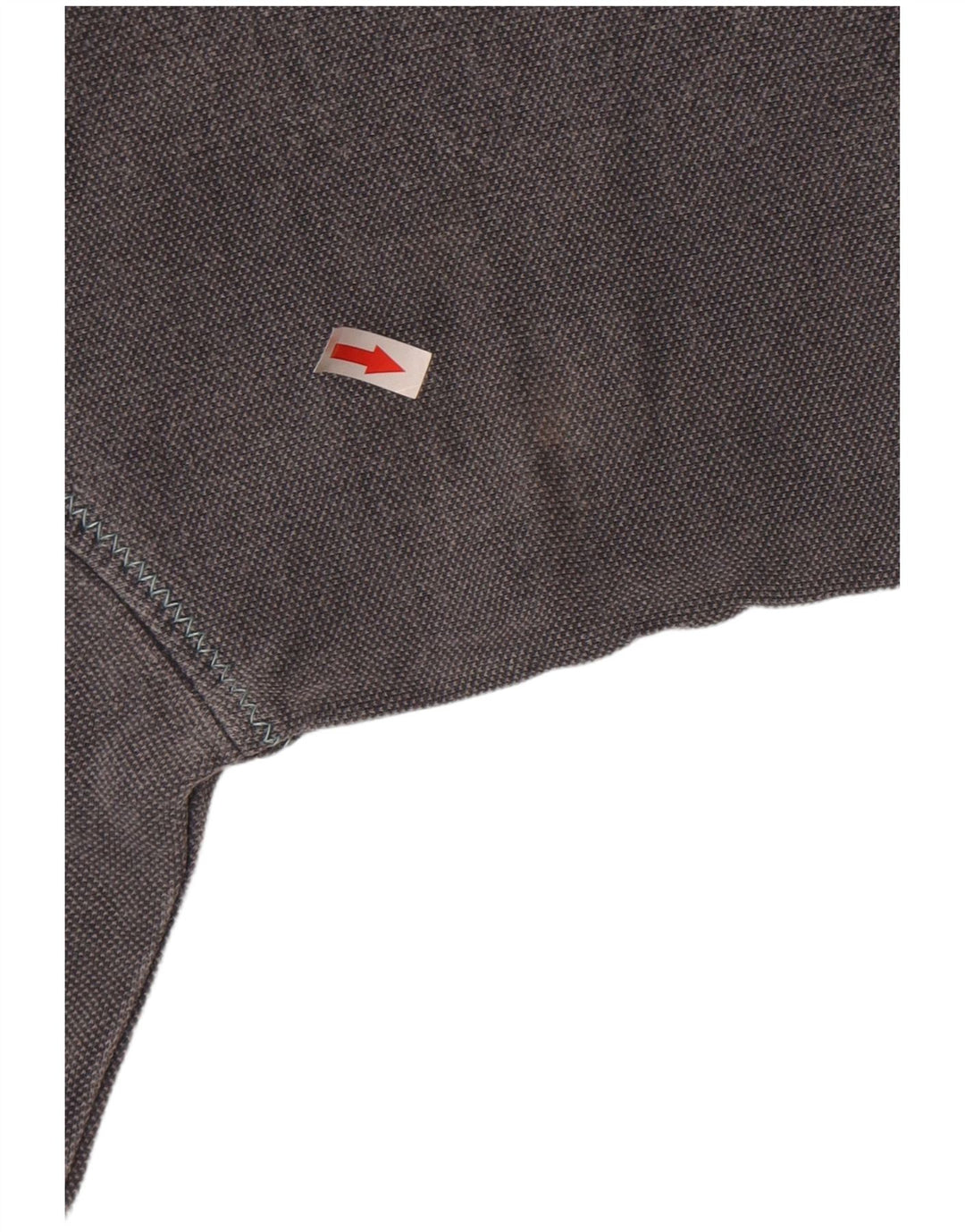 Felpa da uomo con collo con zip Fat Face, maglione grande, cotone grigio