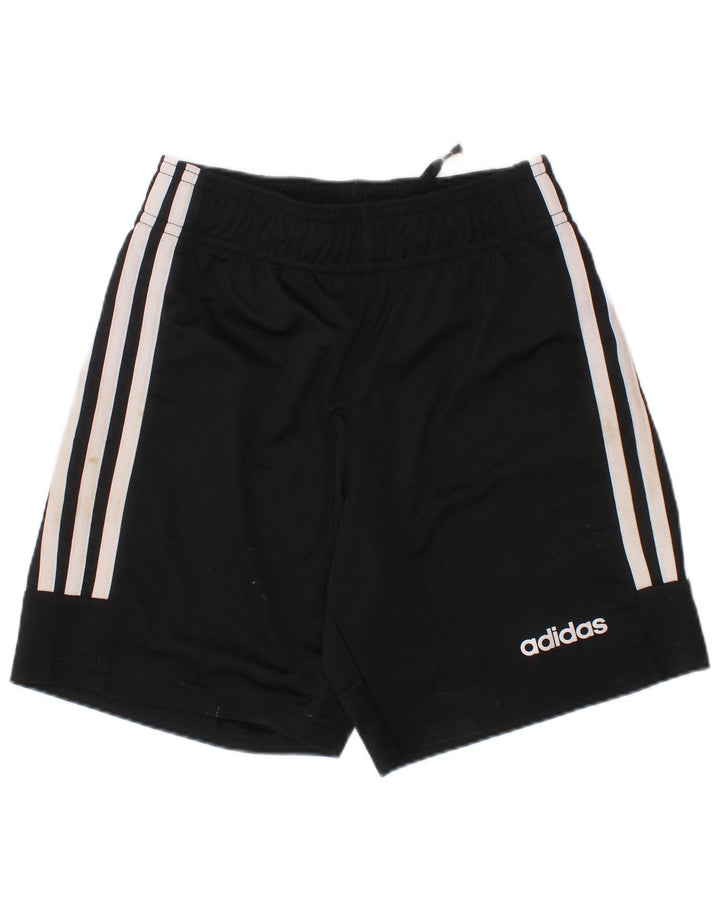Pantaloncini sportivi ADIDAS da ragazzo Climalite 7-8 anni in poliestere nero