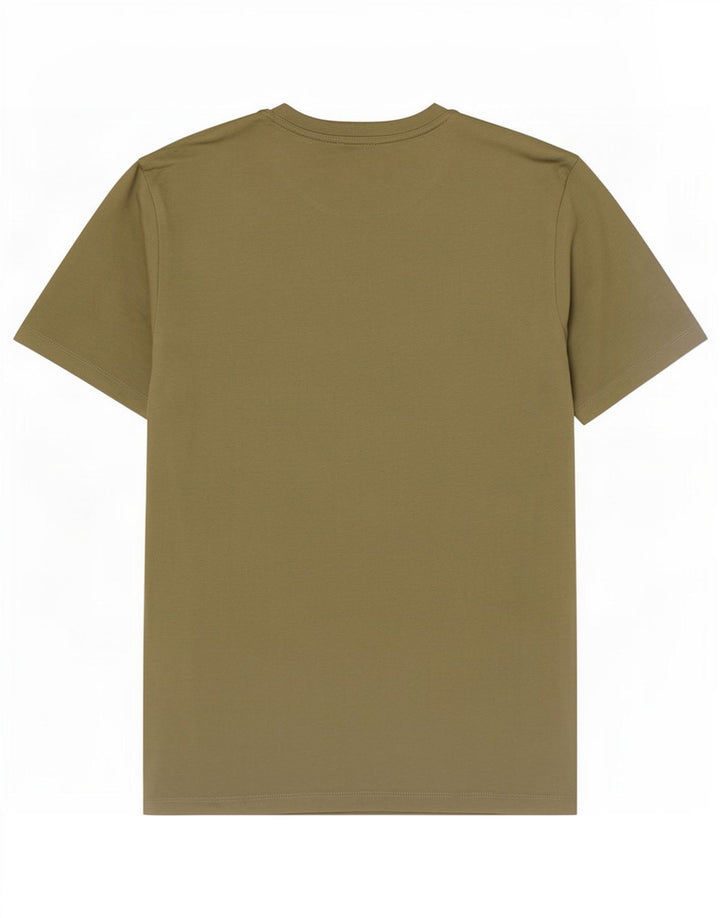 T-shirt Zara da uomo Top media kaki