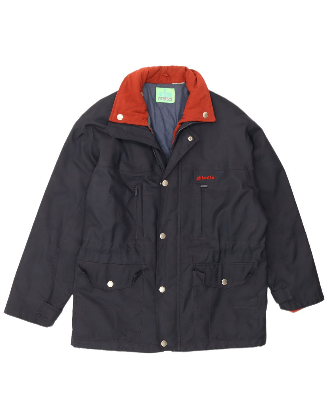 Giacca a vento da uomo Lotto UK 42 XL Blu Navy Poliammide