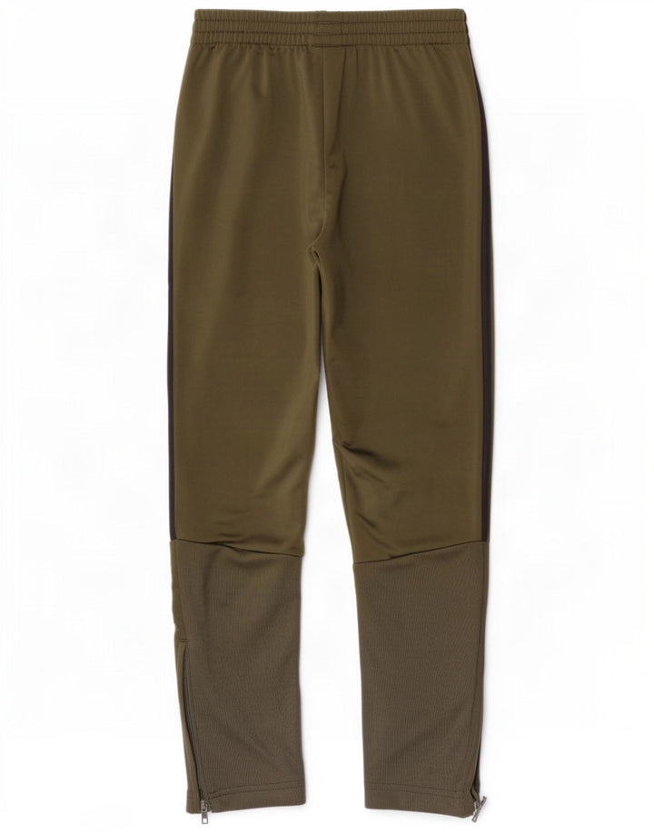 Pantaloni della tuta da ragazzo Adidas 11-12 anni in poliestere kaki