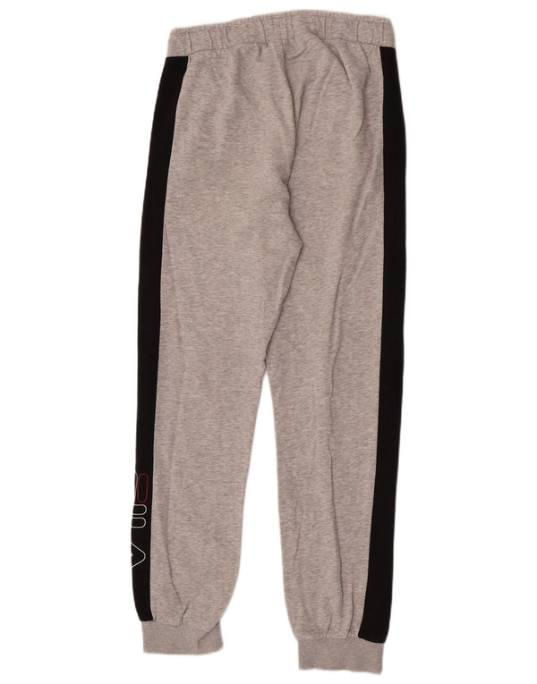 Fila Pantaloni da tuta da uomo Joggers UK 14 Medium Grey Colourblock Sports