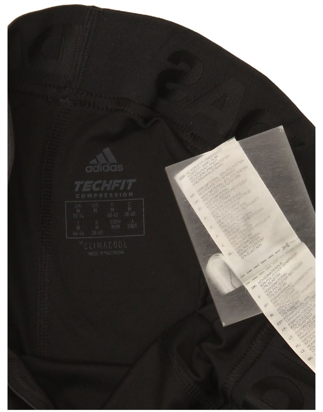 Leggings Adidas Climacool Graphic Capri da donna UK 12/14 Medio Nero