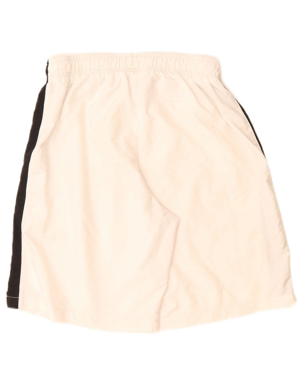 Pantaloncini sportivi Nike da ragazzo Dri Fit 12-13 anni Large Bianco in poliestere