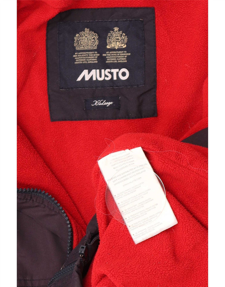 Giubbotto bomber da uomo Musto UK 42 XL Poliestere blu navy