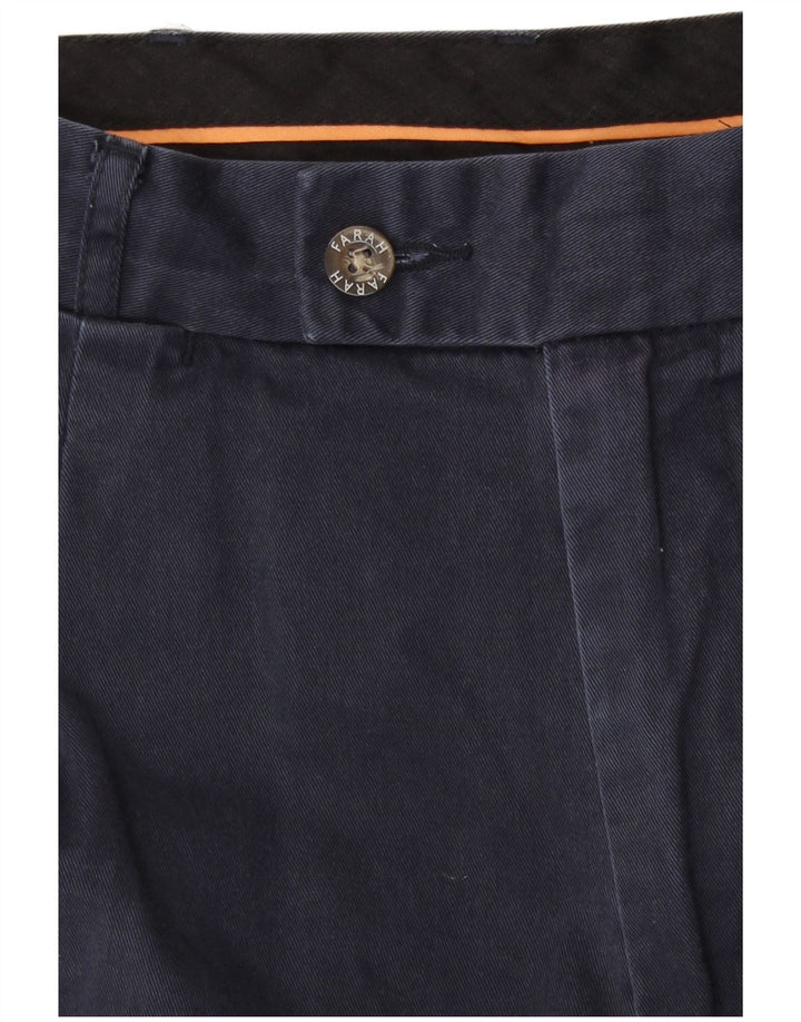 Pantaloncini chino da uomo Farah W34 Large Blu Navy
