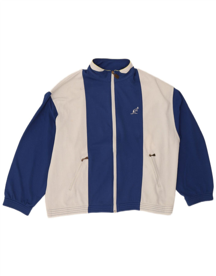 AUSTRALIAN L'ALPINA Giacca da tuta da uomo IT 50 Blu medio Colourblock