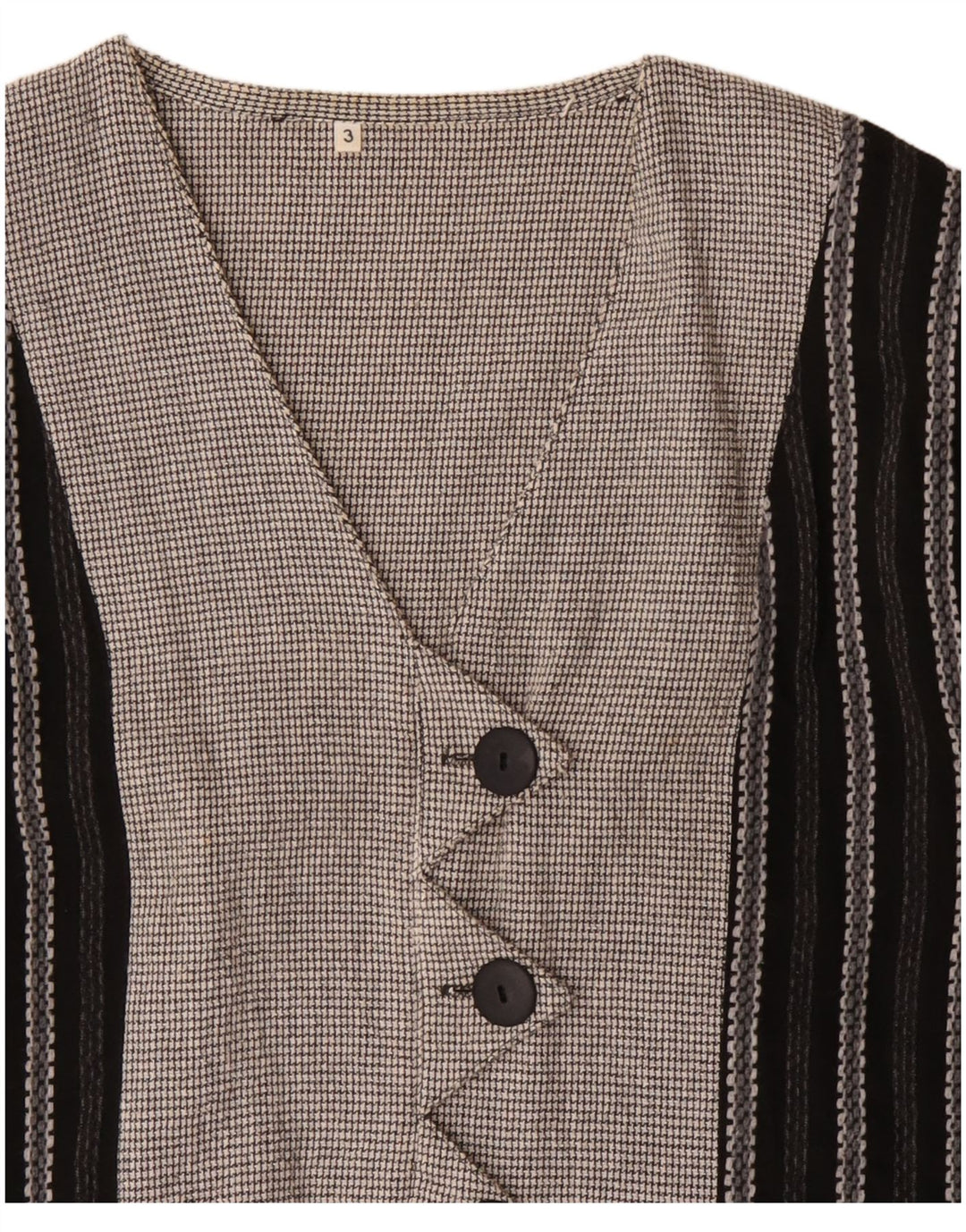 Giacca blazer oversize da donna vintage UK 16 grande blocco di colore grigio