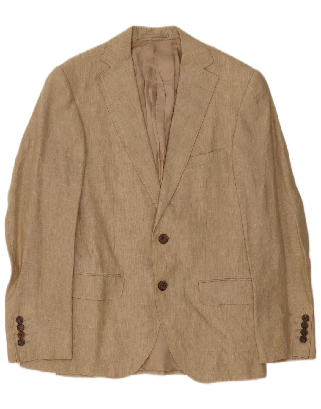 Giacca blazer da uomo a 2 bottoni Aquascutum UK 36 piccola marrone