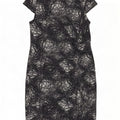 Abito tubino modello astratto da donna Marks & Spencer UK 20 2XL Nero
