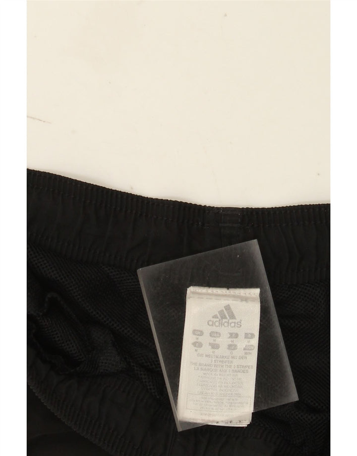 Pantaloncini sportivi da uomo Adidas medi neri in poliestere