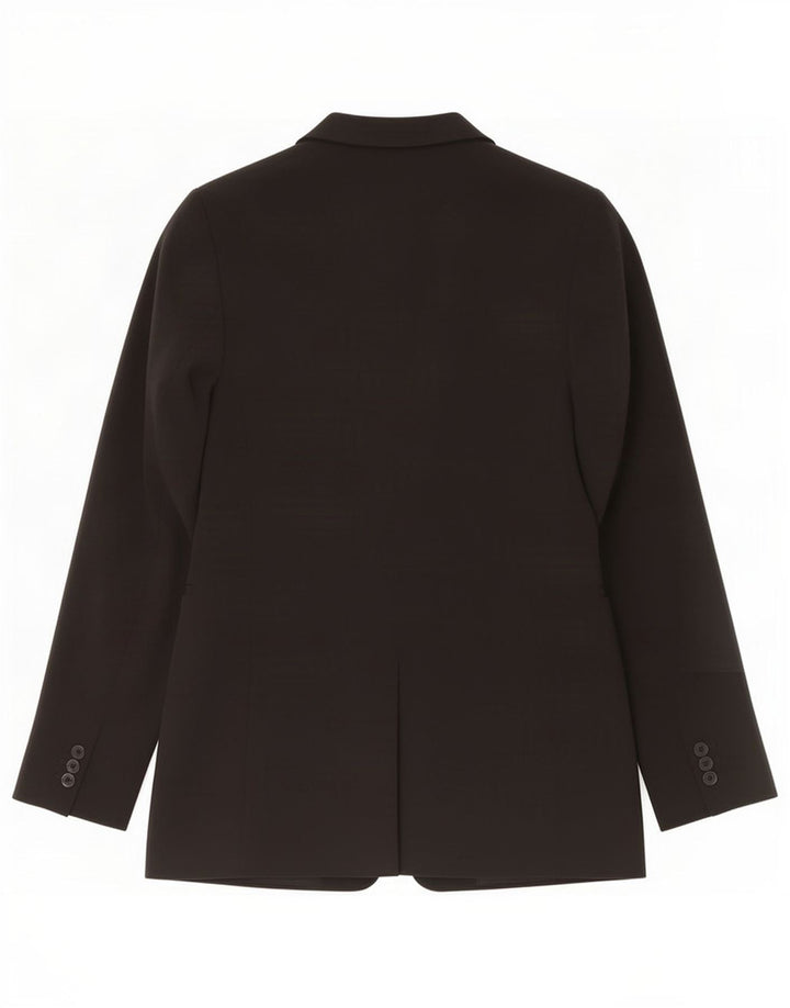 Giacca blazer a 1 bottone Marks & Spencer da donna UK 8 piccola poliestere nero
