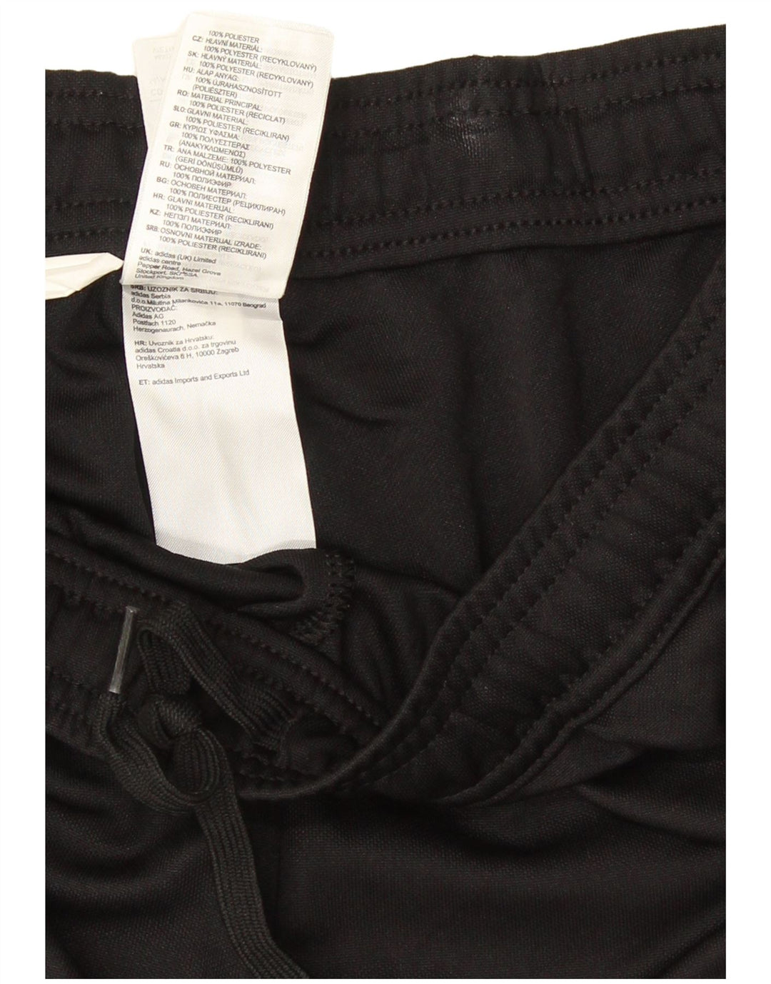 Pantaloni da tuta Adidas Aeroready da uomo UK 14 Medium Nero Poliestere