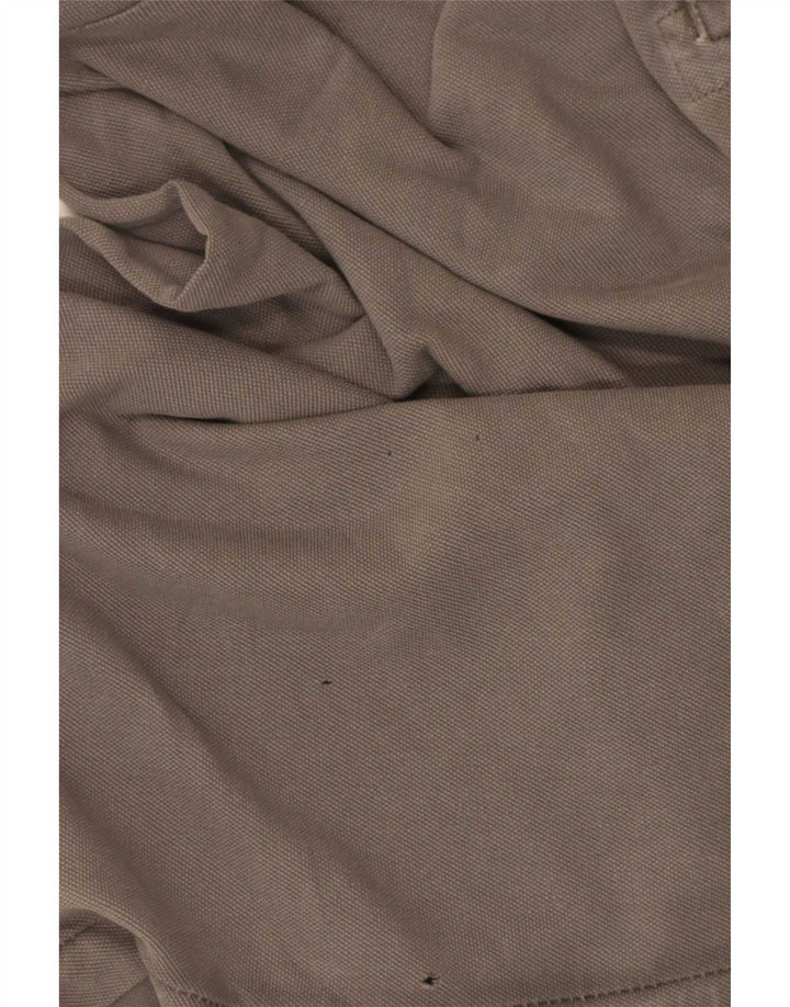 Polo da uomo Napapijri in cotone grigio medio