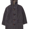 Montgomery con cappuccio da uomo Stefanel UK 38 Lana blu medio