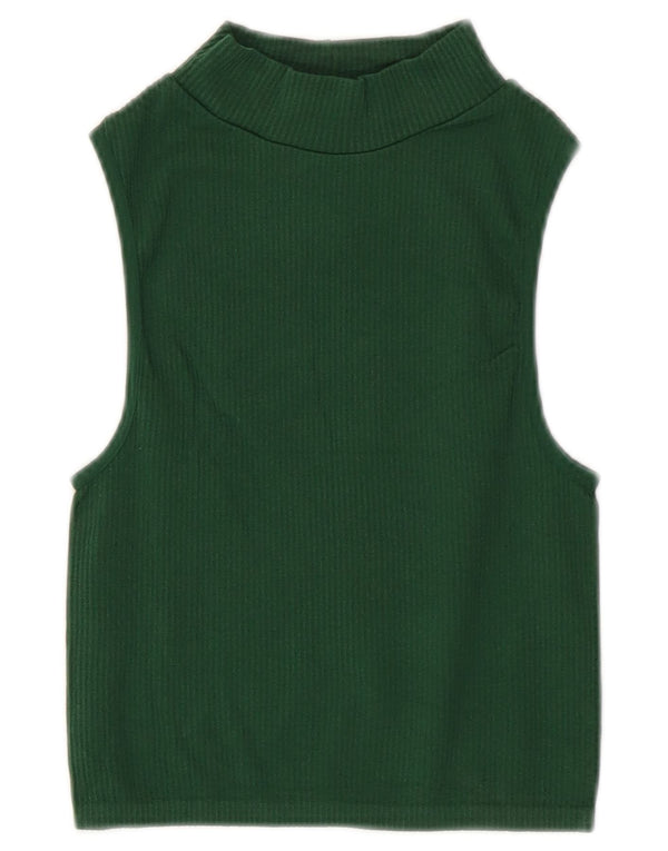 Canotta corta da donna Zara UK 4 XS verde