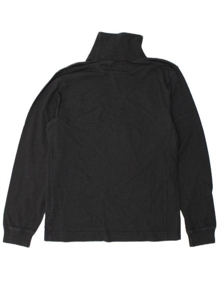 ADIDAS Mens Top Long Sleeve Medium Black Cotton