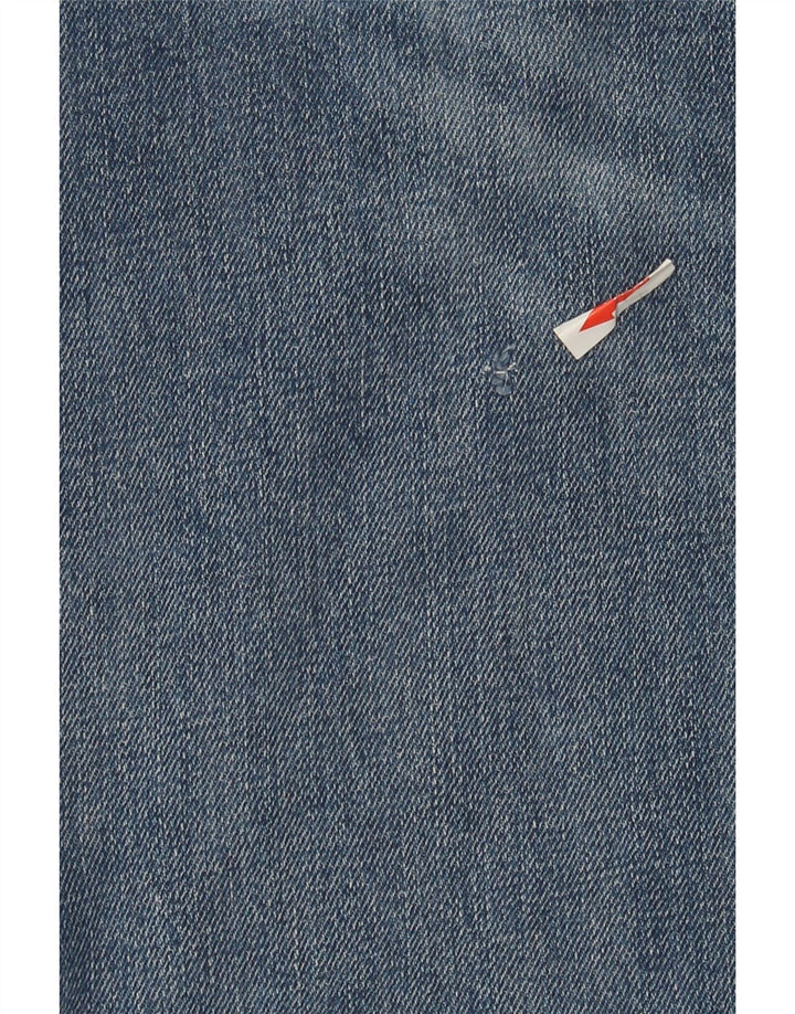 Jeans dritti da donna Zara EU 42 Large W32 L31 cotone blu