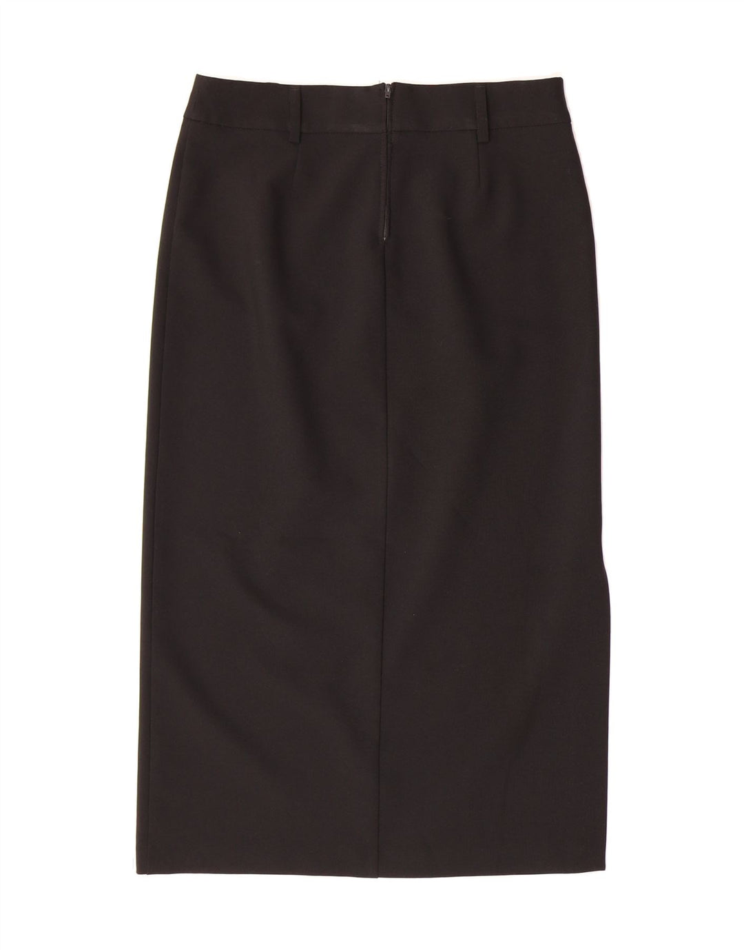 BENETTON Womens Midi Skirt IT 42 Medium W30 Black Polyester Vintage Benetton and Second-Hand Benetton from Messina Hembry 