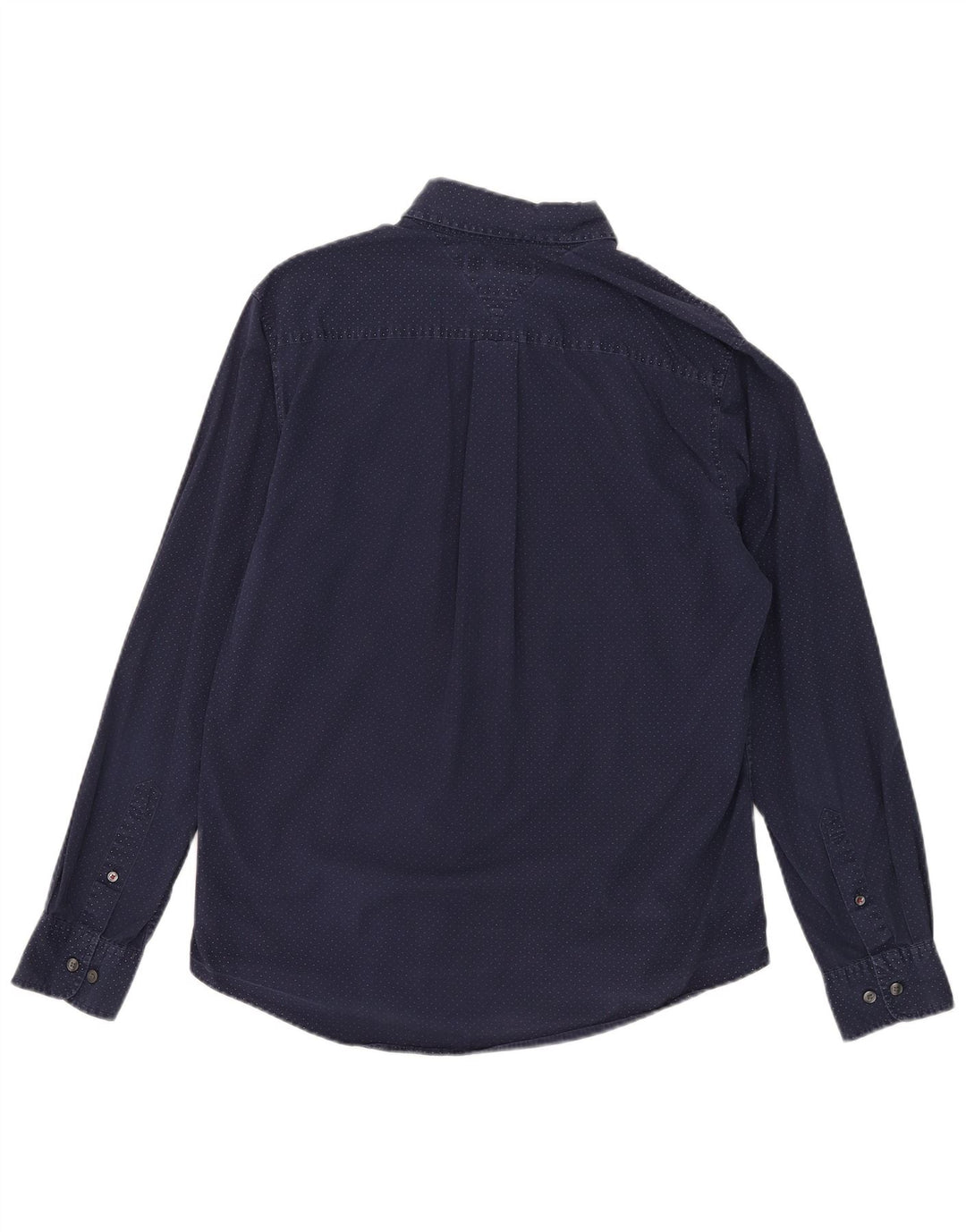 Camicia da uomo Tommy Hilfiger cotone maculato medio blu navy