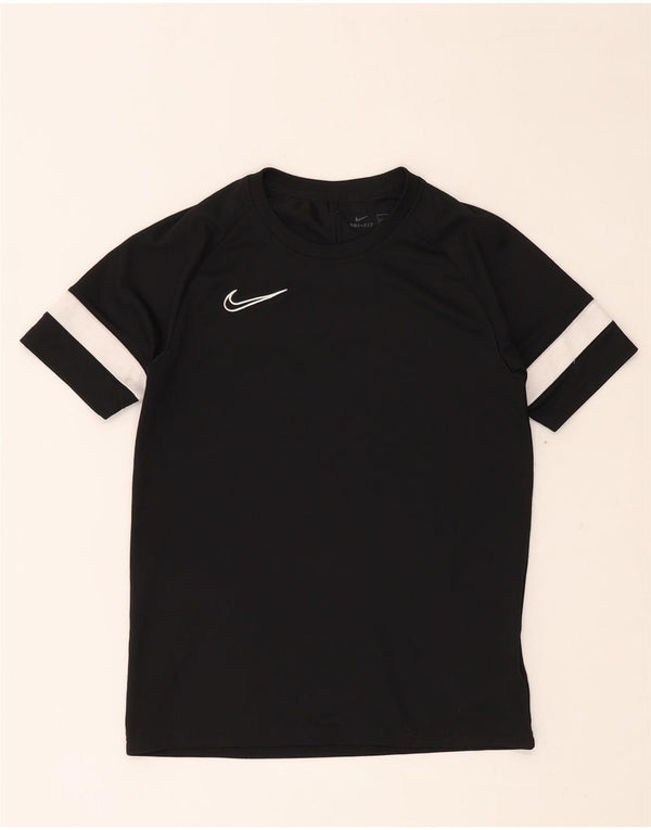 T-shirt NIKE da ragazzo Dri Fit Top 12-13 anni Large Black Colourblock