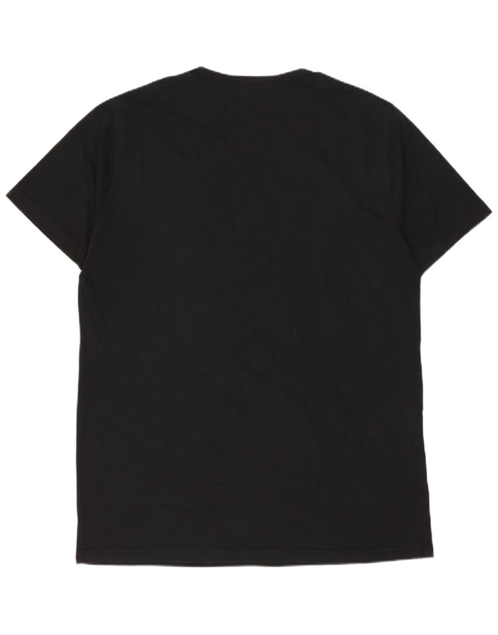 CALVIN KLEIN T-shirt grafica da uomo Top grande in cotone nero