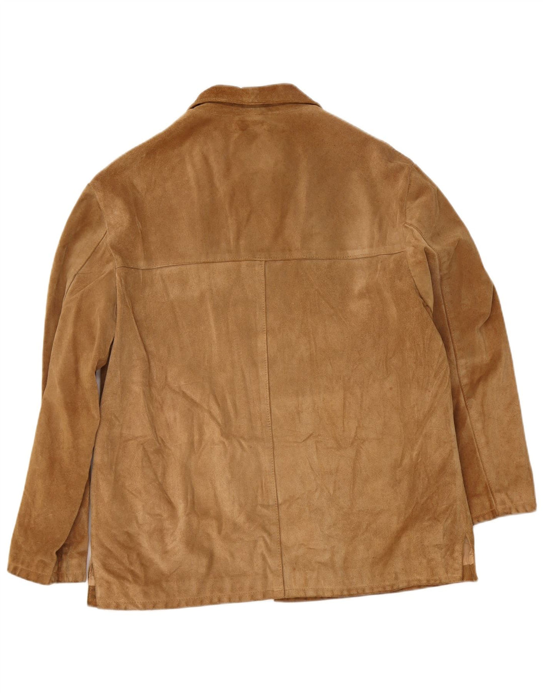 Giacca Blazer a 4 Bottoni da Donna Lavorazione Artigiana UK 14 Marrone Medio