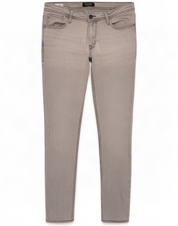 Jack & Jones Jeans skinny Liam da uomo W34 L34 Cotone grigio