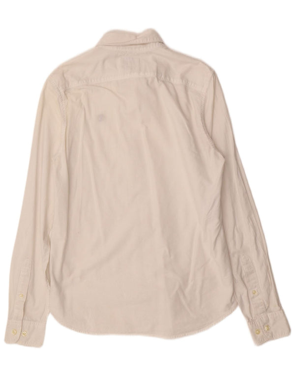 Camicia Timberland da uomo slim fit piccola in cotone bianco