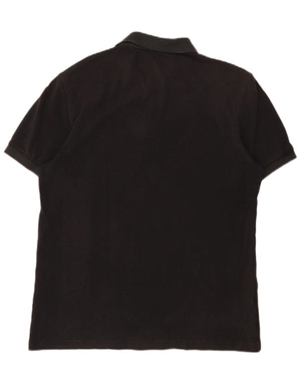 Polo da uomo Fred Perry in cotone nero medio