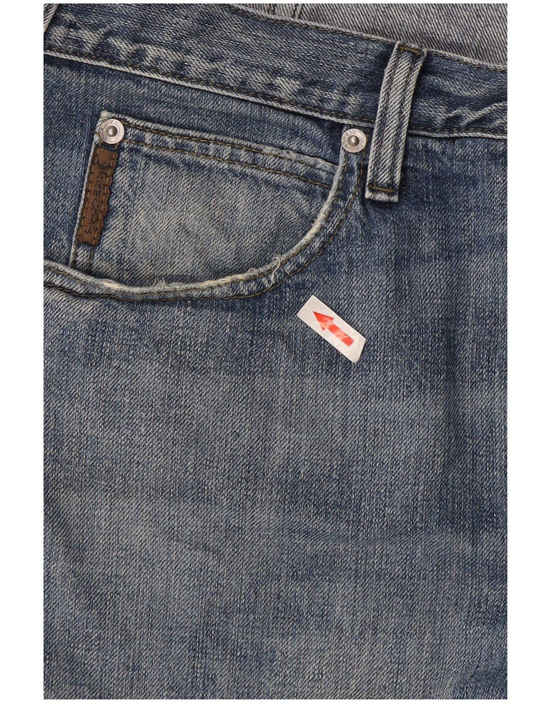 Jeans dritti da uomo Armani W36 L34 cotone blu