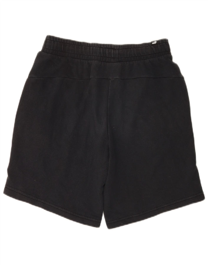 Pantaloncini sportivi da uomo Puma medio cotone nero