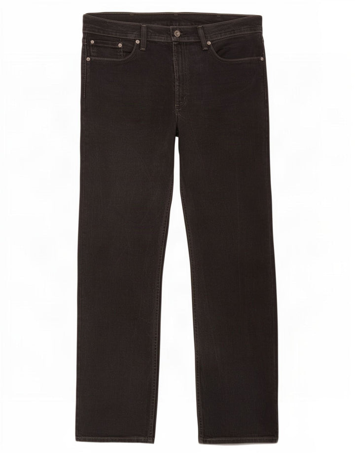 Levi's Uomo 514 Jeans dritti W38 L32 Cotone Nero