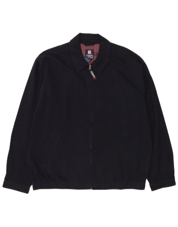 Giacca bomber da uomo Chaps UK 40 grande in cotone blu navy