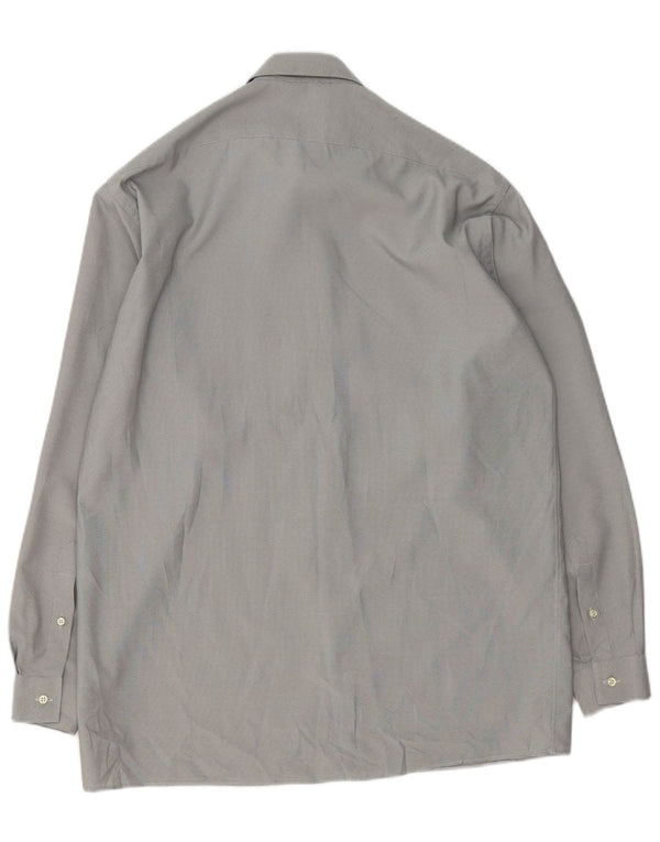 Camicia da uomo Cerruti 1881 taglia 40 15 1/2 poliestere grigio medio