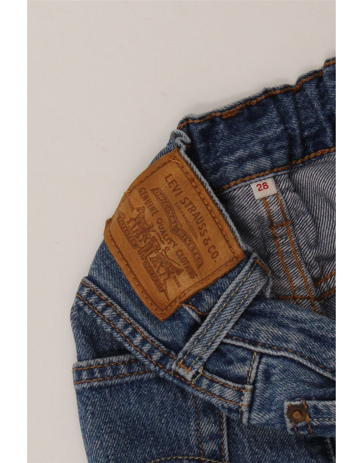 Mini gonna di jeans da donna LEVI'S W28 Blu medio