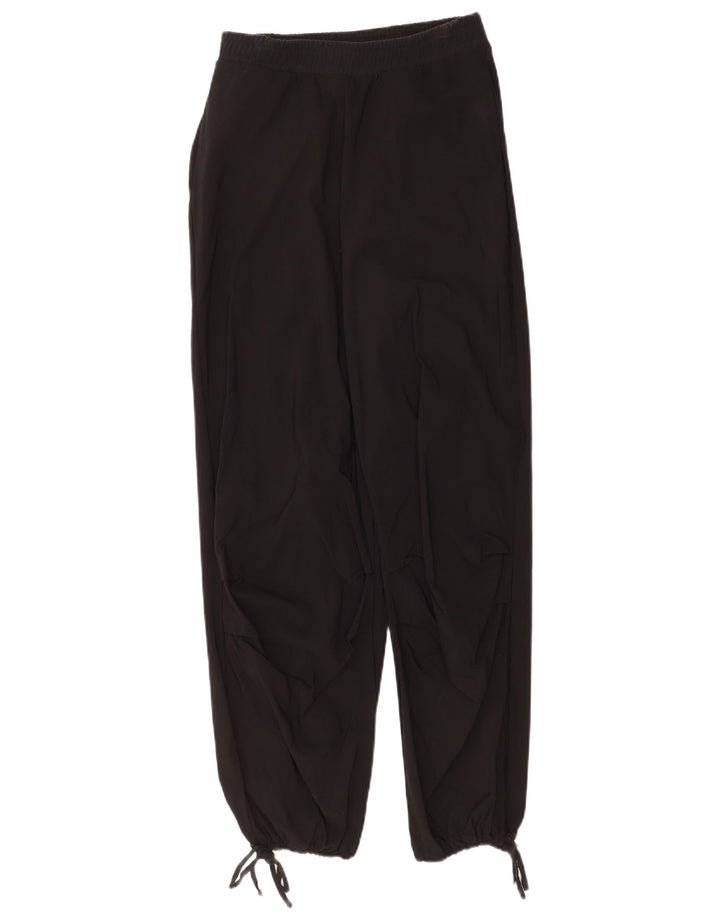 Pantaloni chino da donna Zara Joggers medi W28 L32 viscosa nera