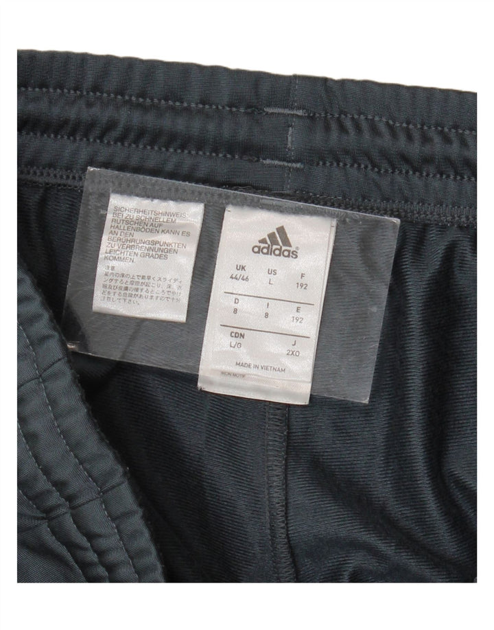 Pantaloni da tuta da uomo ADIDAS Joggers UK 44/46 Large Grigio Poliestere