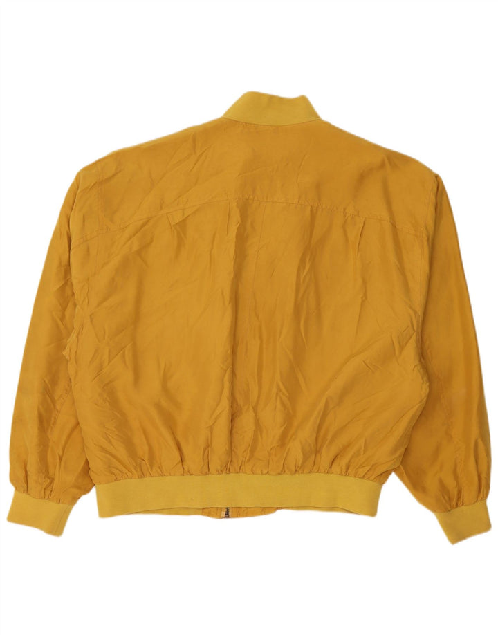 Giubbotto bomber da uomo Jockey UK 40 grande seta gialla