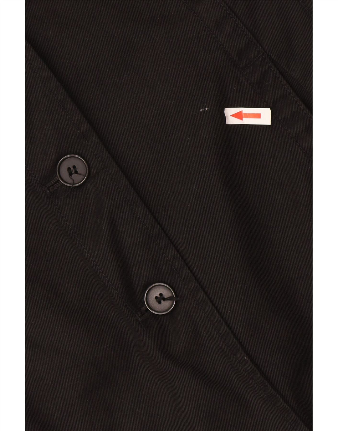 Giacca utility da donna Massimo Dutti UK 16 grande cotone nero