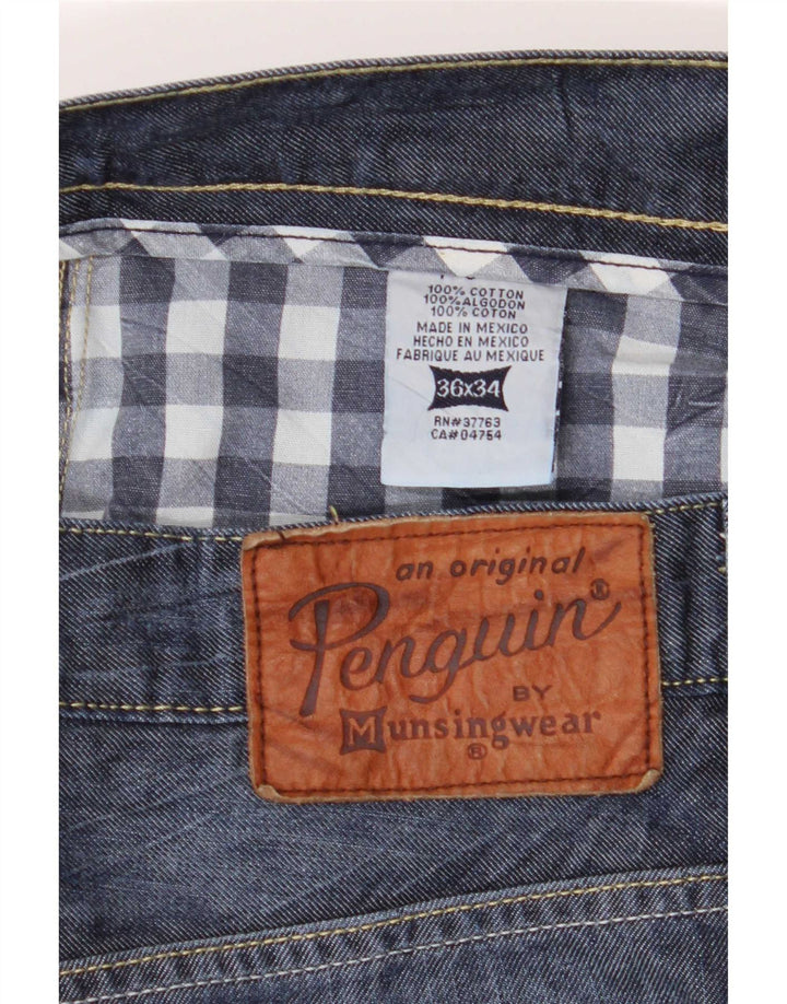 Jeans slim da uomo Penguin W36 L34 cotone blu