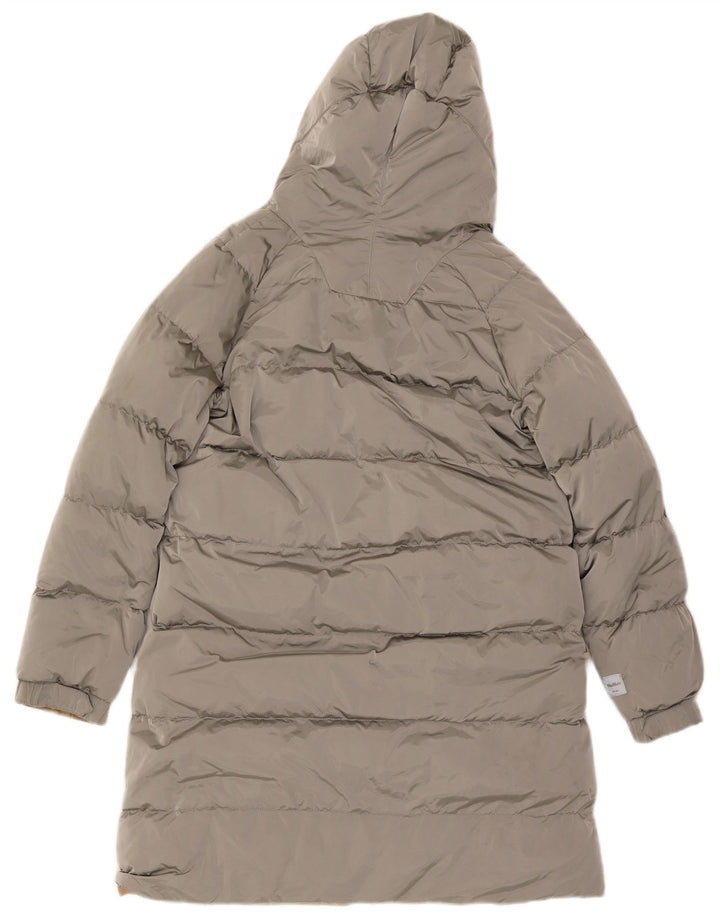 Cappotto imbottito reversibile con cappuccio da donna Max Mara UK 10 Small Beige Poliammide
