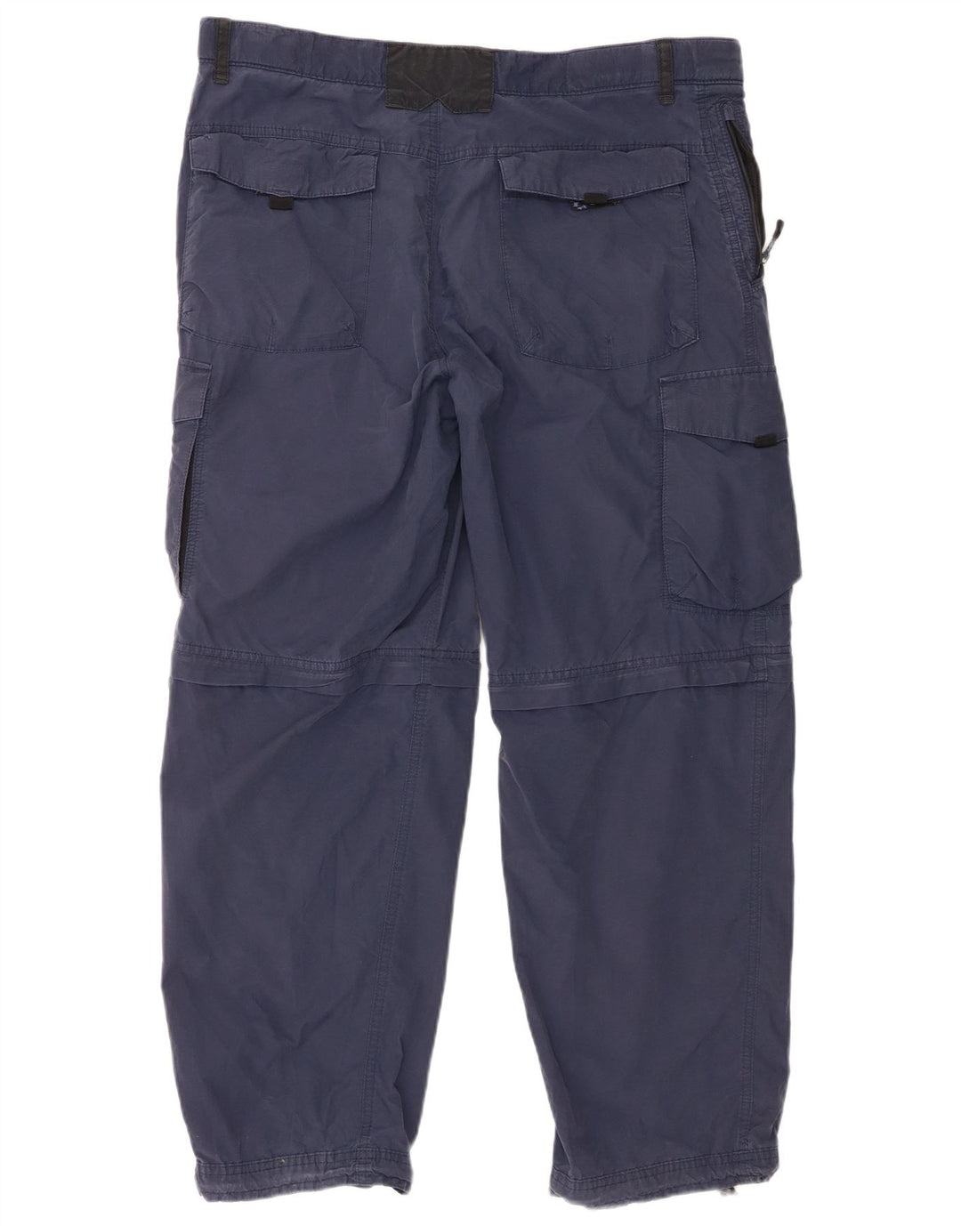Pantaloni cargo da uomo dritti vestibilità regolare Marks & Spencer W38 L29 Blu Navy