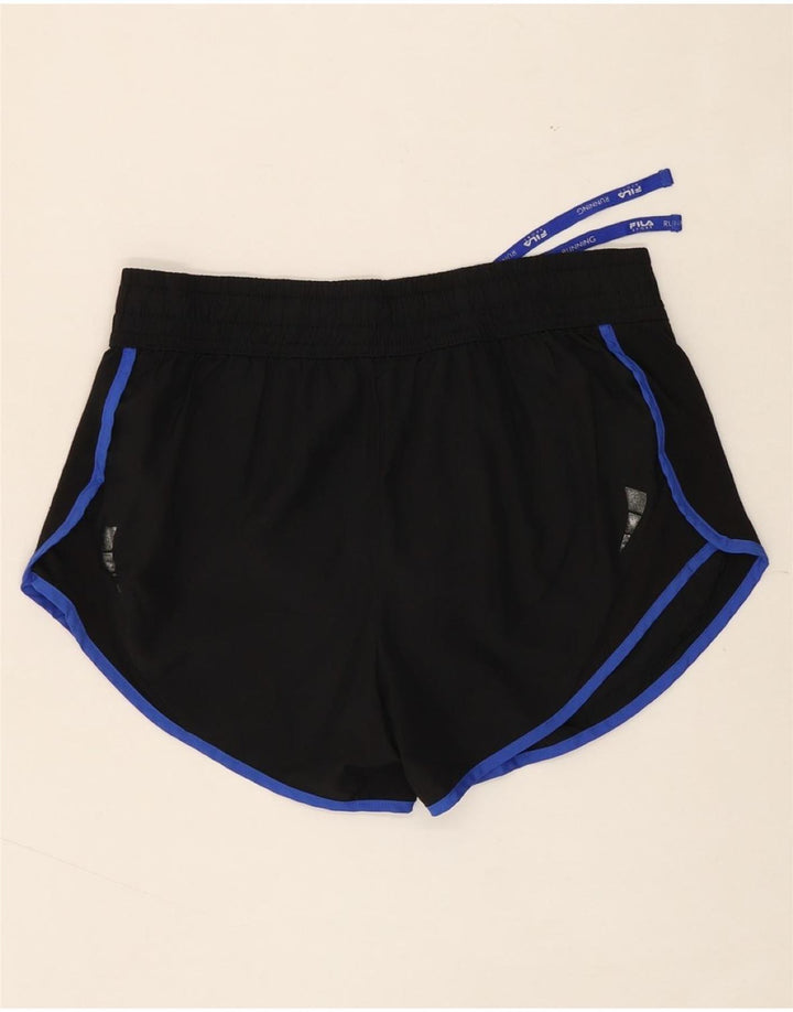 FILA Womens Sport Shorts UK 6 XS  Black Polyester Vintage Fila and Second-Hand Fila from Messina Hembry 